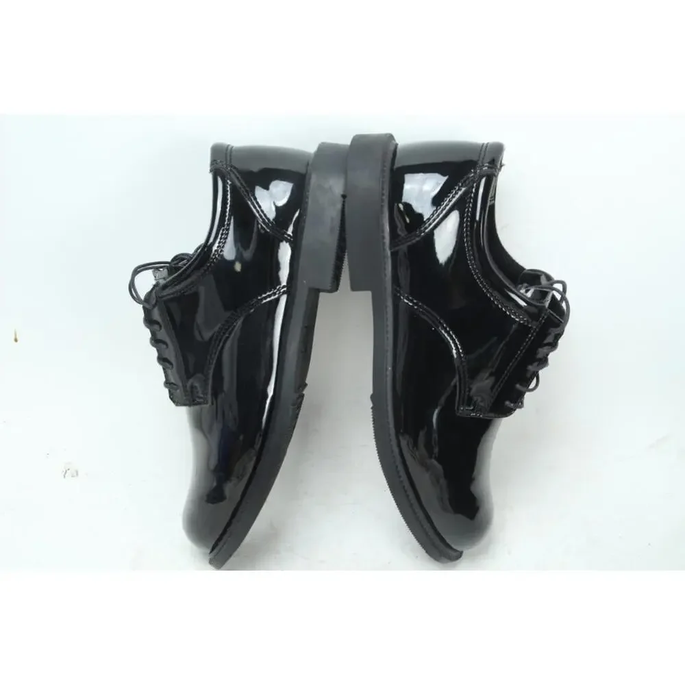 thorogood uniform classics shoes oxford patent leather shiny unisex mens 9.5 W